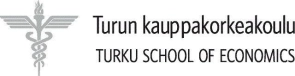 University of Turku - Turku School of Economics  